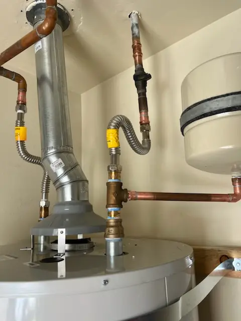 Water heater installation and plumbing repair in Mad River
